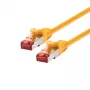Cavo di rete LOGON TCF66F003Y RJ-45 Cat6a 0,3 m giallo