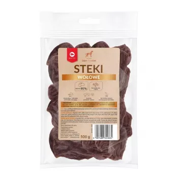 MACED bistecche di manzo - snack per cani - 500g