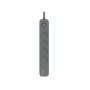 Tracer Power Line+ TRALIS47026 ciabatta, 4 prese, USB-A + USB-C PD 18 W, 1,5 m, grafite