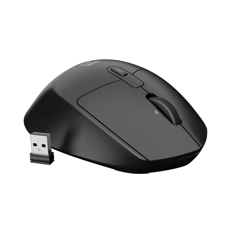 Mouse wireless NATEC KITE NMY-2347, fino a 4000 DPI, click silenziosi, rotella inclinabile, nero