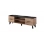 Mobile TV Cama LOTTA 160 2D2K rovere wotan/nero opaco
