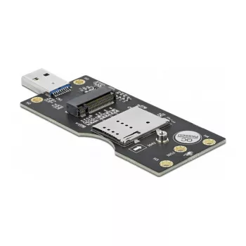 Delock 63166 convertitore USB 3.0 Type-A a M.2 Key B con slot SIM