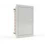 Contenitore da incasso in plastica con portelle in metallo Noark PMF 24, IP40, 2 file, 24 moduli