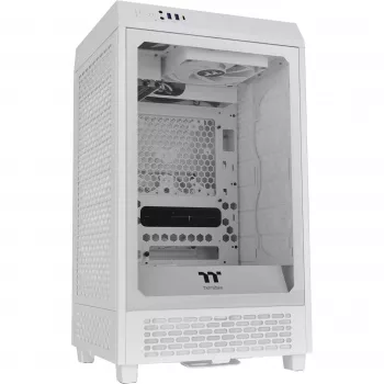 Thermaltake The Tower 200 Case Micro-Tower Mini-ITX con finestra laterale bianco