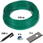 Set di cavi 700 m², cavo perimetrale verde, per robot tagliaerba FREELEXO