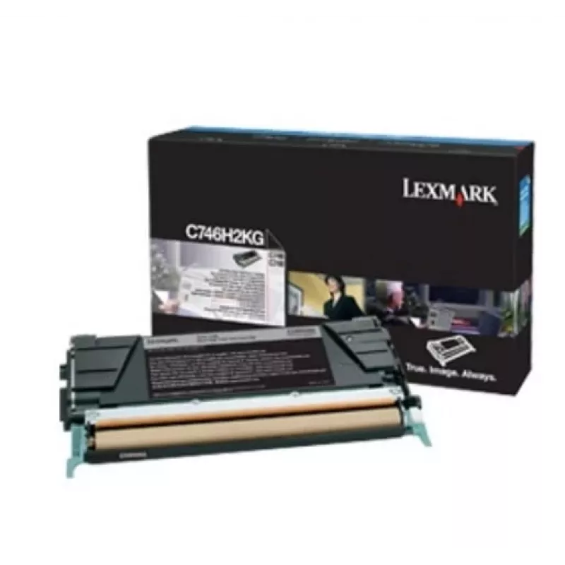 LEXMARK C746H3KG Toner Lexmark nero aziendale 12000 pagine C746dn / C746dtn / C746n / C74
