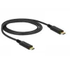 Cavo USB DeLOCK 83661 USB 3.2 Gen 2 1m USB-C nero