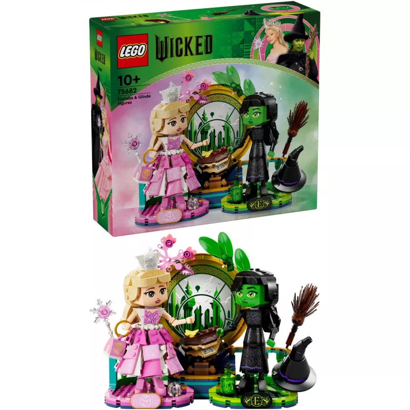 LEGO Wicked Figure Elphaba e Glinda 75682 – set di minifigure da collezione