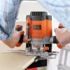 Fresatrice verticale Black+Decker KW1200E 1200W 8000 - 28000 giri/min