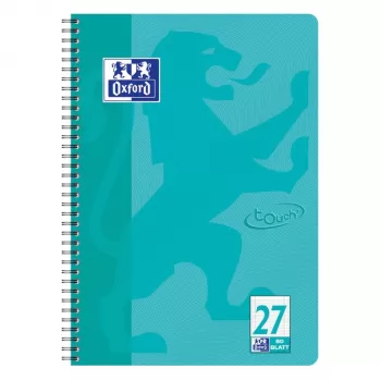 Blocco per appunti Oxford TOUCH A4+ 80 fogli aqua