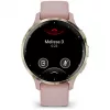 Garmin Venu 3S 3,05 cm (1,2 inch) AMOLED 41 mm digitale 390 x 390 Pixel touchscreen oro, rosa Wi-Fi GPS (satellitare)