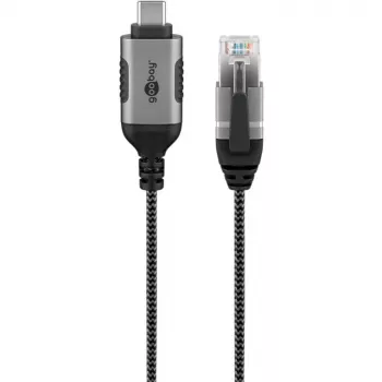 Cavo Ethernet Goobay USB-C 3.1 a RJ45 sottile 1 m – collega router, modem o (74401)