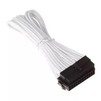 SilverStone PP07-MBW - prolunga di alimentazione - ATX, 24 pin (M) - ATX, 24 pin (F) - 30cm - bianco (SST-PP07-MBW)