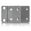 Kit di montaggio Ubiquiti UACC-Rack-Ear-1U grigio acciaio zincato