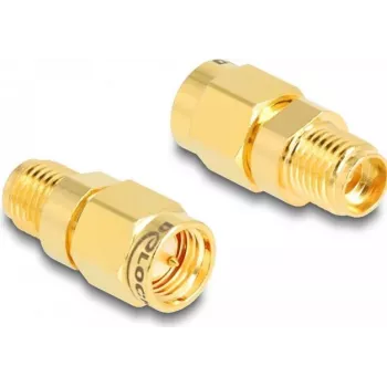 Adattatore DeLOCK SMA maschio a SMA femmina C6801 tipo connettore SMA
