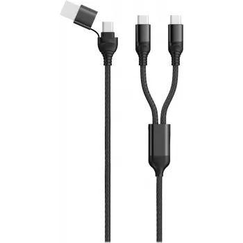 Cavo USB 2GO 797367 1,2 m USB A/USB C 2 x USB C nero