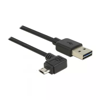 Cavo USB DeLOCK 83847 USB 2.0 0,5 m USB A Micro-USB B nero