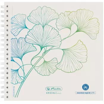 Quaderno Herlitz GREENline 100 fogli bianco