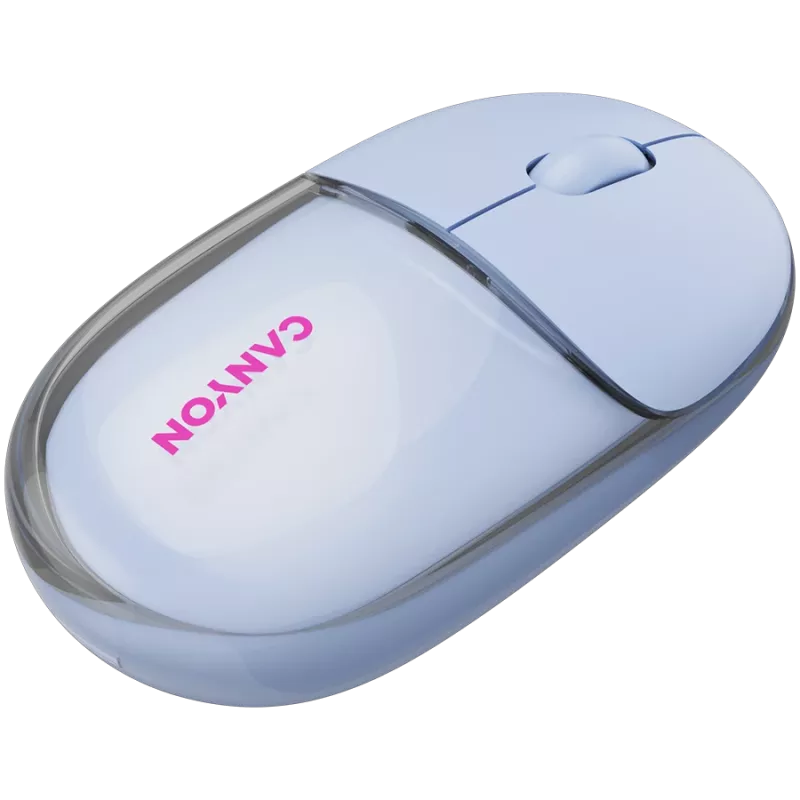 Canyon On Click 24 – mouse ottico wireless 2in1 Bluetooth / 2,4 GHz – 1200 dpi – batteria