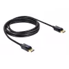 Cavo DisplayPort DeLOCK 82424 3 m maschio-maschio oro nero