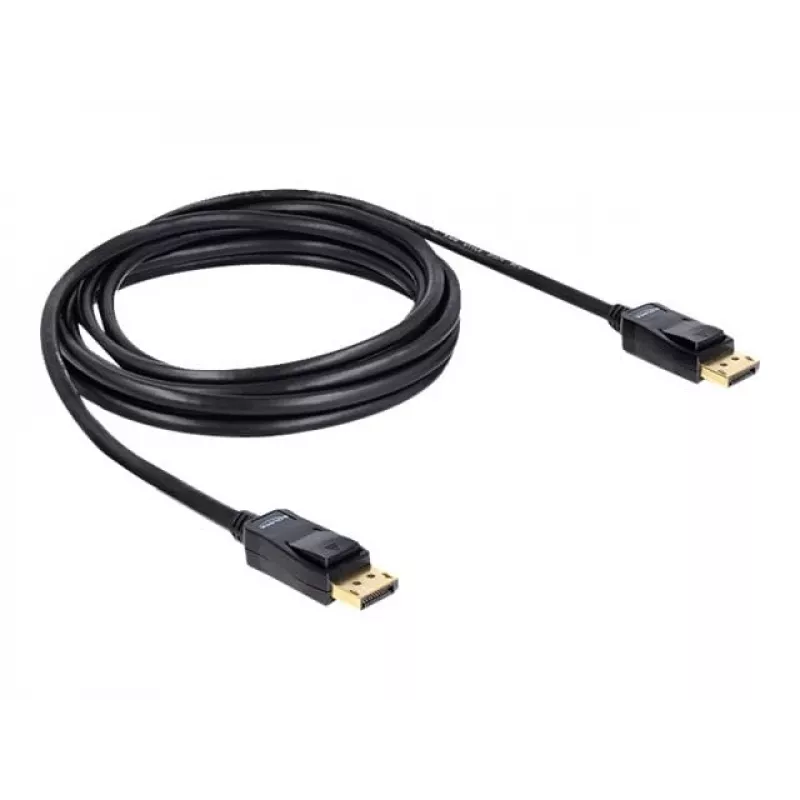 Cavo DisplayPort DeLOCK 82424 3 m maschio-maschio oro nero