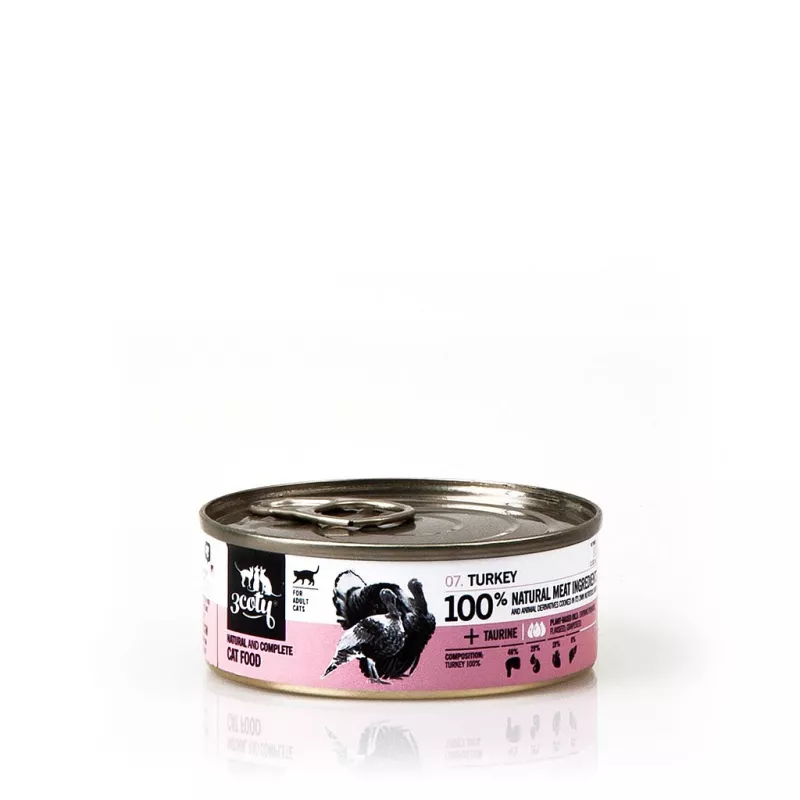 3COTY tacchino - cibo umido per gatti - 80g