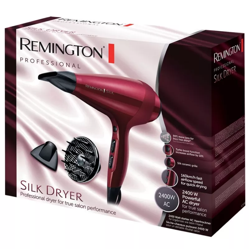 Remington T|Studio Silk asciugacapelli 2400 W rosso