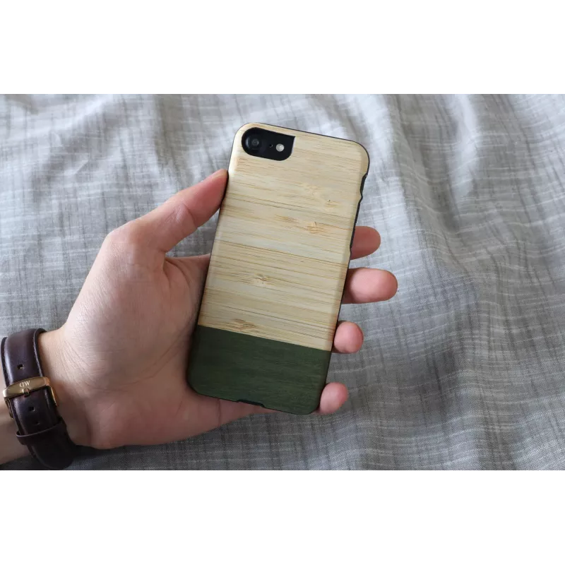 Custodia per cellulare man and wood per iPhone 7/8 – Bambuswald nero