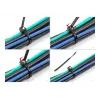 Fascette per cavi DeLOCK 200x4,8 mm 50 pezzi nero