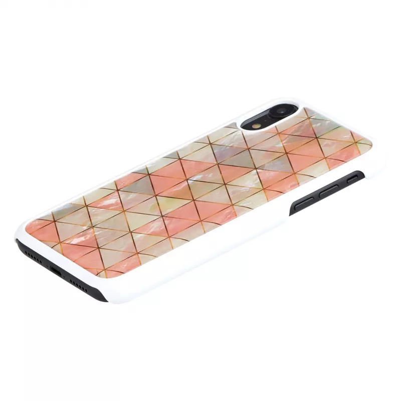 Custodia per smartphone iKins per iPhone XR — cover protettiva diamante bianco