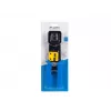 Lanberg NT-0204 pinza crimpatrice per connettori passanti RJ45, RJ12, RJ11, nera/blu