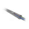 Guaina intrecciata DeLOCK 20825 1 m x 30 mm grigio