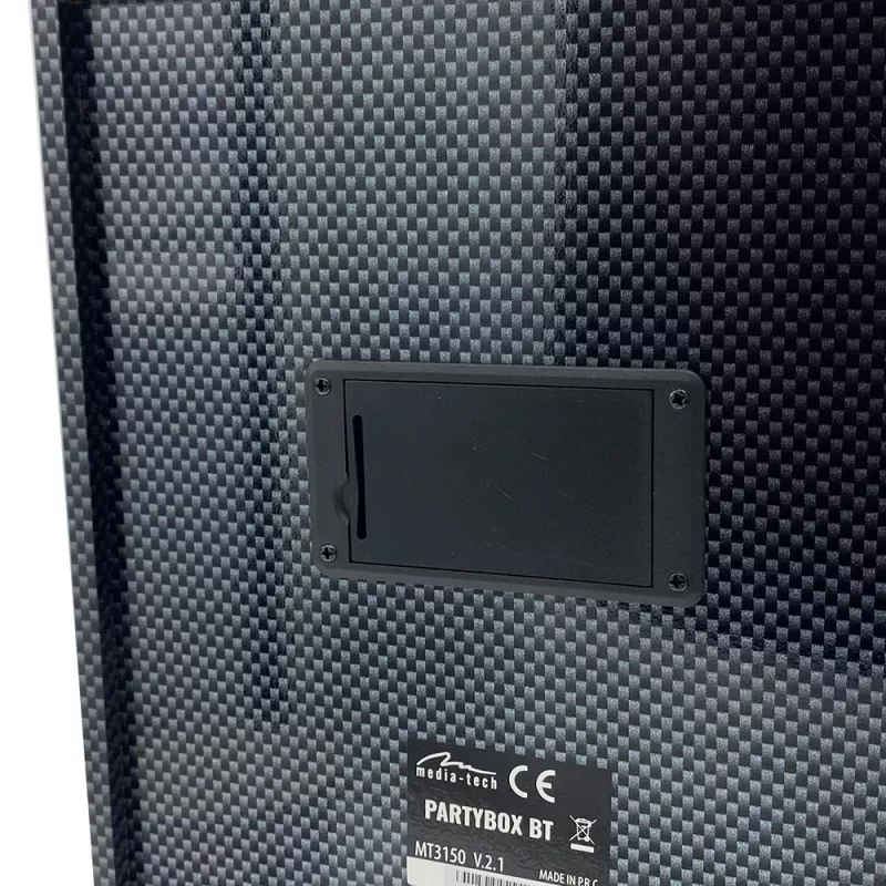 Altoparlante stereo portatile Media-Tech PARTYBOX BT MT3150 nero