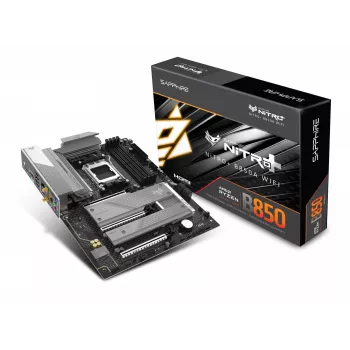 Scheda madre Sapphire NITRO+ B850A WIFI 7 AMD B850 socket AM5 micro ATX, DDR5, 4 DIMM, 256GB, Wi-Fi 7, 2.5GbE