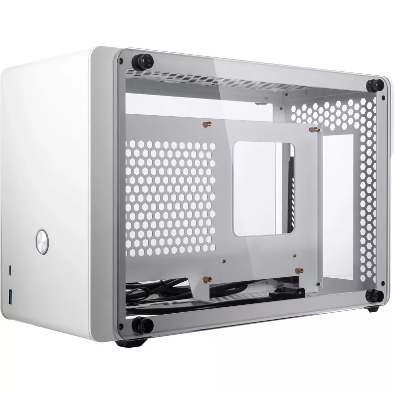 RAIJINTEK Ophion case Mini-ITX con vetro temperato - bianco - case - Mini-ITX