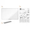 Lavagna Nobo Essence acciaio 1200x900mm (1905211)