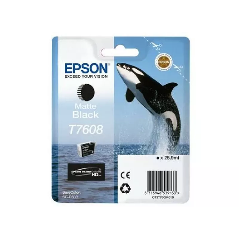 Cartuccia d'inchiostro Epson C13T76084N10 1 pz. originale nero opaco