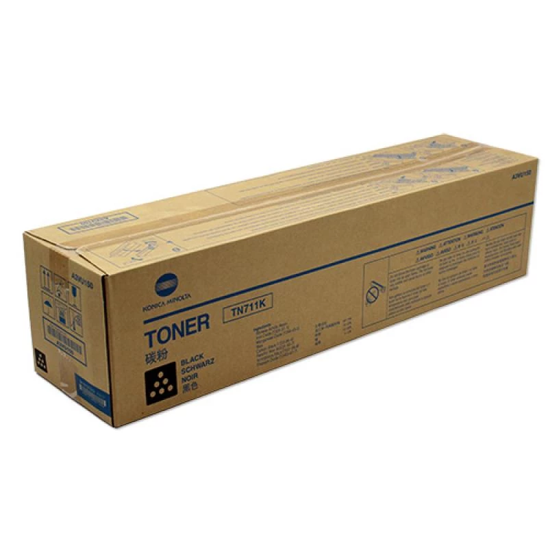 Konica Minolta TN-711K - nero - originale - cartuccia toner - per bizhub C654, C754 (A3VU150)