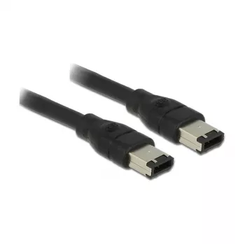 Cavo FireWire DeLOCK 83273 0,5 m 6 poli Nero