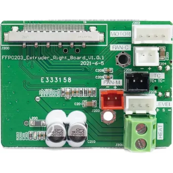 Scheda adattatore estrusore Flashforge 30002136001 per connessione estrusore stampante 3D