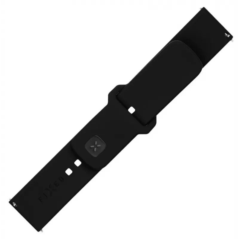 Cinturino in silicone di ricambio FIXED FIXSST2-22MM-BK — 22 mm quick release nero