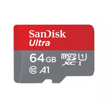 Memoria flash SanDisk 64 GB MicroSDHC UHS-I SDSQUNR-064G-GN6TA