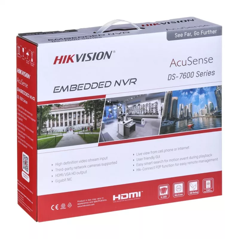 Videoregistratore di rete Hikvision DS-7616NXI-K1(D) 16 canali supporto 4K