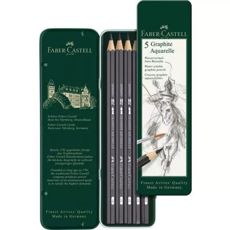 Matita grafite Faber-Castell 117805 HB 5 pezzi