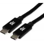 ROLINE cavo USB4 Gen3x2 40Gbit/s C-C ST/ST 240W 2m - cavo - digitale/dati (11.02.9087)