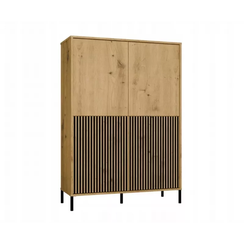 KAMARO 4DK stretto/GŁ rovere ARTISAN VETRINA
