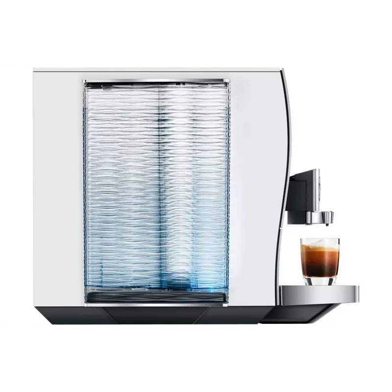 Macchina per caffè espresso automatica JURA Z10 (EB) — serbatoio acqua 2,4 L, macinacaffè integrato, 1450 W, alluminio/bianco