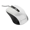 Mouse ottico ambidestro con filo GEMBIRD MUS-4B-01-BS, USB Type-A, 1200 DPI, 4 tasti, nero/argento