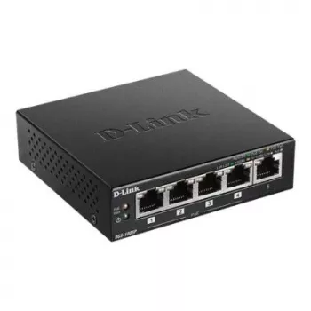 Switch di rete D-Link DGS-1005P/E unmanaged Gigabit Ethernet (10/100/1000) Power over Ethernet (PoE) nero