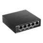 Switch di rete D-Link DGS-1005P/E unmanaged Gigabit Ethernet (10/100/1000) Power over Ethernet (PoE) nero